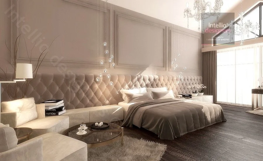 Interior design - Luksusowe rezydencje w Polsce - przestronne, klasyczne, stylowe wnętrza salonów, sypialni, pokoi gościnnych