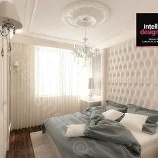 Sypialnia w luksusowym domu styl klasyczny projekty wnętrz awangardowych