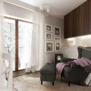 mieszkanie urządzone w stylu skandynawskim salon z aneksem jasny salon białe meble