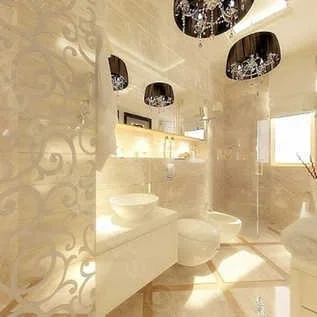płytki marvel atlas concorde lampy wiszące z kryształkami aranżacja łazienki glamour. Przepiękna aranżacja łazienki.