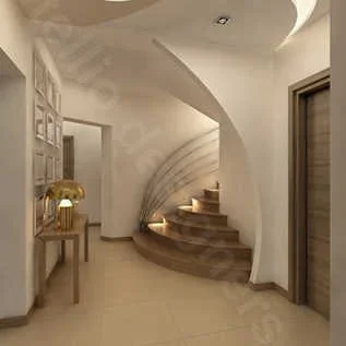 Projektowanie i aranzacje wnętrz domu klatka schodowa przedpokoj schody, projekty przedpokój Intellio designers