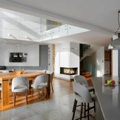 Livingroom, dining room - best interior design Poland